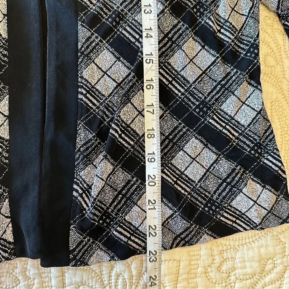 Joseph Ribkoff Couture soft jacket / light cardigan in grey and black pattern - Picture 7 of 9